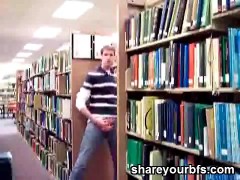 Library jerking off   - By Share Your BFS