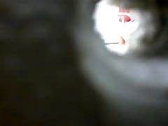 caught pissin in bathroom