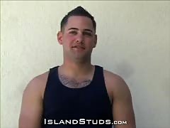 Str8 Bodybuilder Naked Outside   - By Island Studs