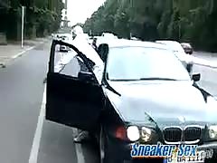 Toby Licks off Ronny's White TN   - By Sneaker Sex