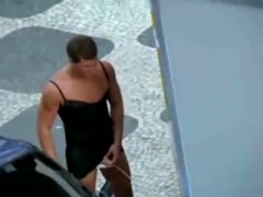 Brazilian pissing in the carnival