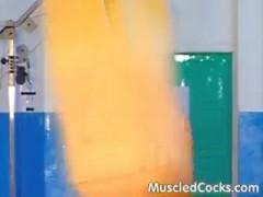 A Post-Workout Gay Snack   - By Muscled Cocks