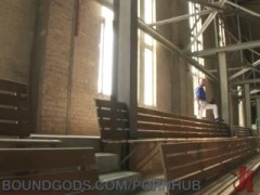 Innocent baseball jock gets violated by his nasty coach.