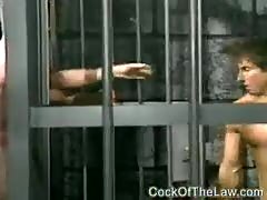 Prisoner Jerks Off In Jail   - By Cocks of the Law