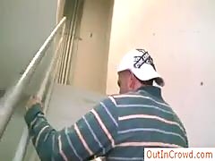 Latin dude getting anal fucked in public by outincrowd
