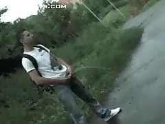 Pissing To Show My Big Cock