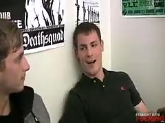 Inside College Dorm  - By Straight Boys Fucking