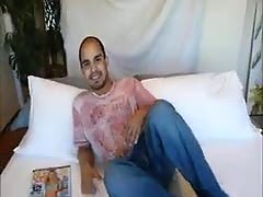 Sexy latino having his morning pleasure