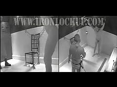 Prison - Steel bondage, water torture and forced to cum