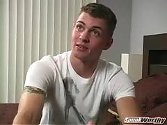 Big-dick Marine shoots a huge load  - By Spunk Worthy 